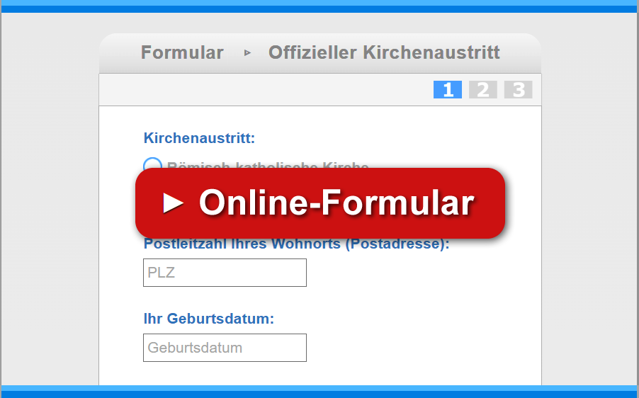 Formular Kirchenaustritt